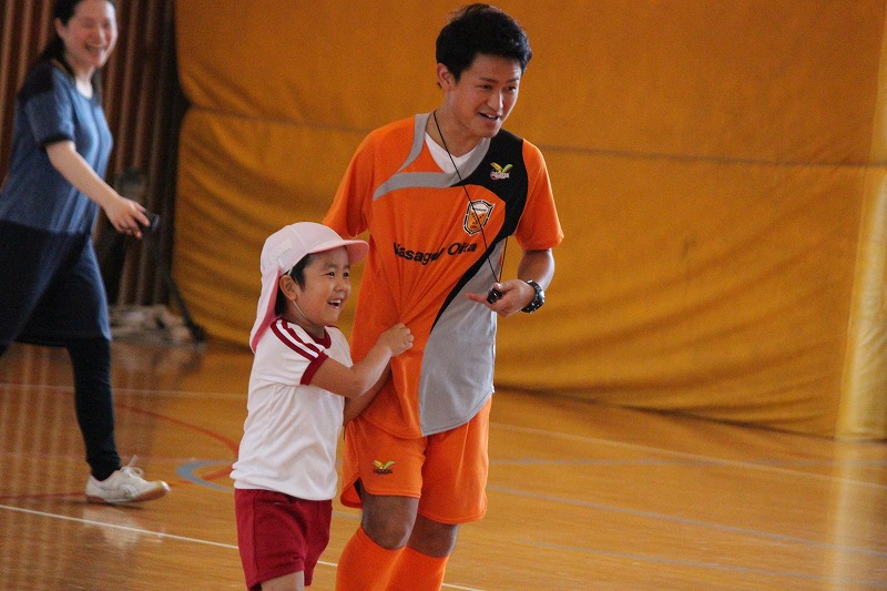 大分市 プロスポーツふれあい促進事業 大分市立高田幼稚園を訪問しました Futsal バサジィ大分